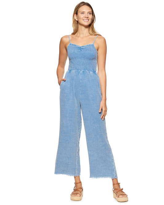 Jenny Smocked Gauze Jumpsuit